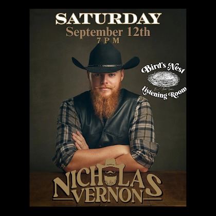 Nicholas Vernon (full band) at Bird's Nest Listening Room