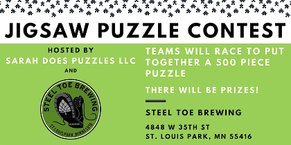 Team Jigsaw Puzzle Contest at Steel Toe Brewing