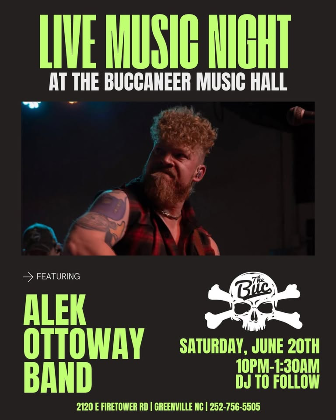 ALEK OTTOWAY BAND AT THE BUC‼️