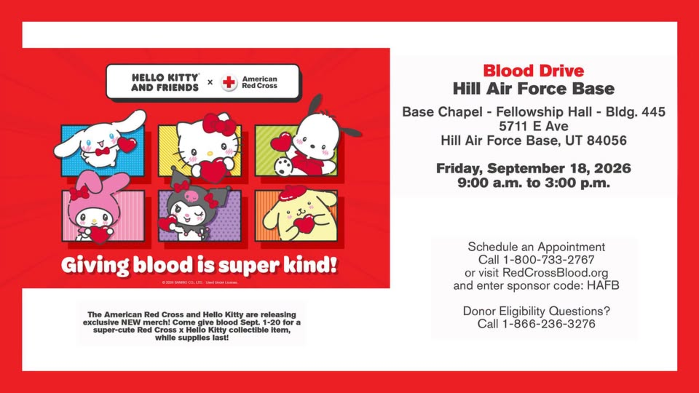 Hill AFB Blood Drive