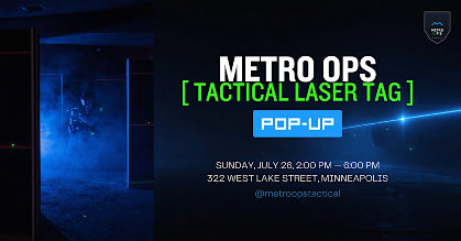 Metro Ops' Tactical Laser Tag Pop-Up