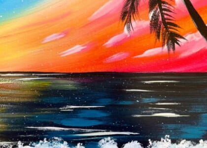 Paint & Sip Event @ Two Blokes Brewing: Twilight Tides