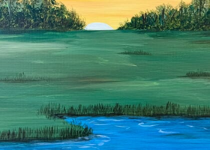 Paint & Sip Event @ Two Blokes Brewing: Coastal Sunrise