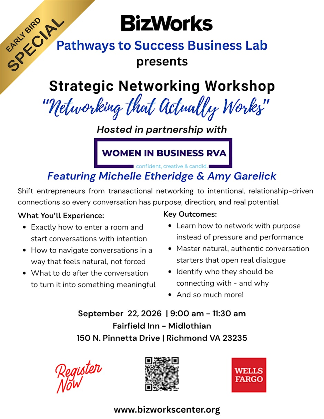 Strategic Networking Workshop:  "Networking that Actually Works"