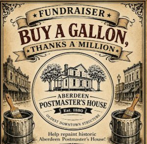 Help Paint the Postmaster's House! "Buy a Gallon, Thanks a Million" Fundraiser