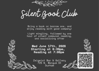 Silent Book Club at Zeitgeist Gallery & Bar
