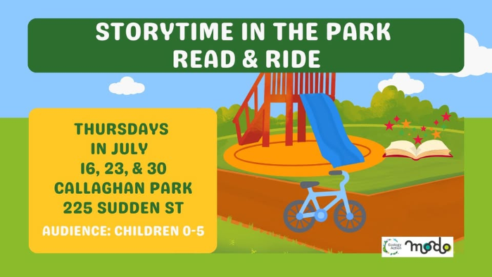 Storytime in the Park - Books and Bikes