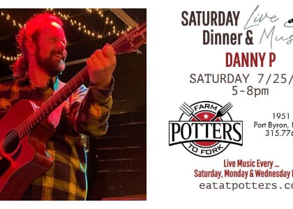Saturday Dinner & Live Music with Danny P