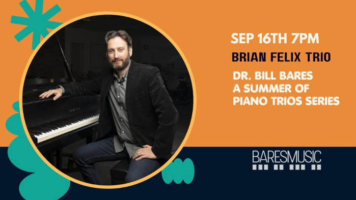Poster for Jazz Showcase featuring Brian Felix Trio