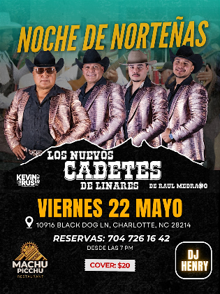 Los nuevos CADETES DE LINARES en Charlotte ¡NOCHE DE NORTEÑAS!