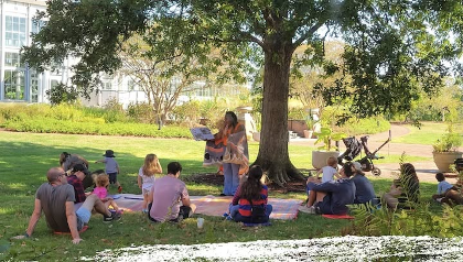 Storytime in the Garden