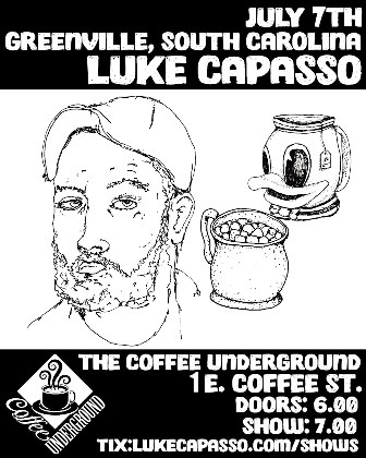 Luke Capasso at the Coffee Underground