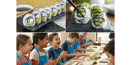 Kid-Friendly Sushi Making Workshop With Chef Desiree - Kids & Family Sushi Making Cooking Class in