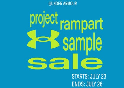 Under Armour Project Rampart Sample Sale