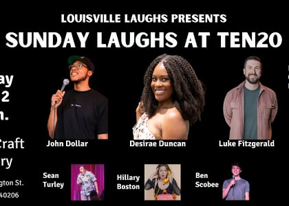 Aug. 2 Sunday Laughs at TEN20