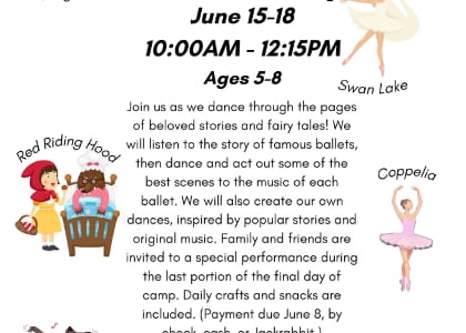 Storybook Ballet Camp at Alabama Youth Ballet Theatre