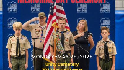 Town of Fort Mill's Memorial Day Ceremony