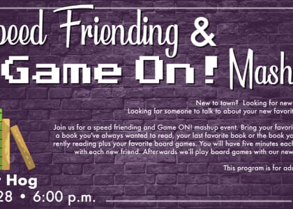 Speed Friending and Game On! Mashup