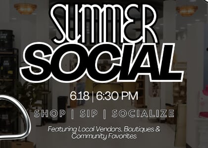 Summer Social Sip and Shop at Tapps