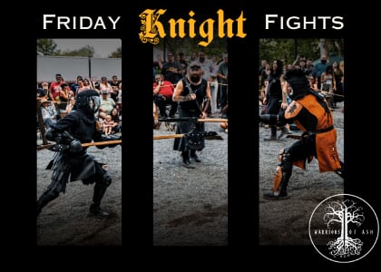 Friday Knight Fights with Warriors of Ash