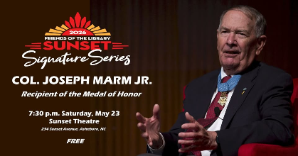 An Evening with Col. Joseph Marm Jr., Medal of Honor Recipient