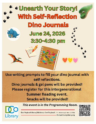 Unearth Your Story: Self-Reflection Dino Journals