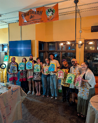 Pushing Paint with Pints at Southern Brewing!