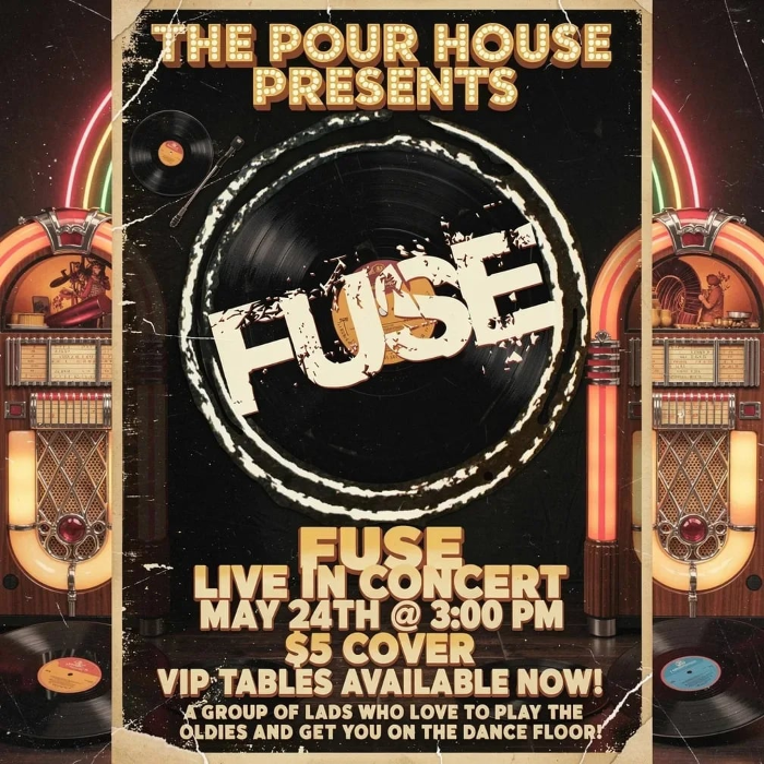 FUSE live for a Sunday Funday at the Pour House!