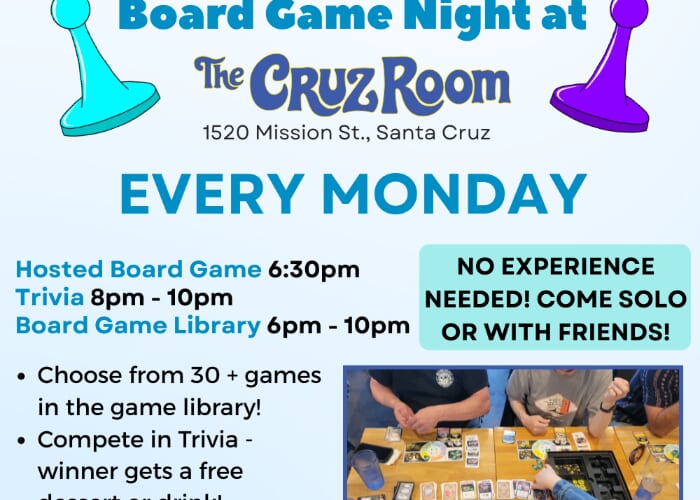 Hosted Board Game Night at The Cruz Room