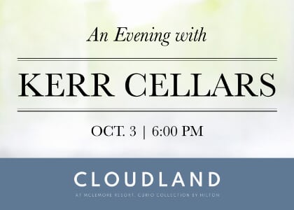 An Evening with Kerr Cellars at McLemore Resort