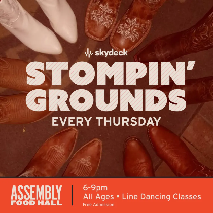 Stompin' Grounds Line Dancing at Skydeck