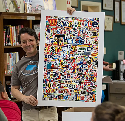 Collage Making with artist Michael Albert