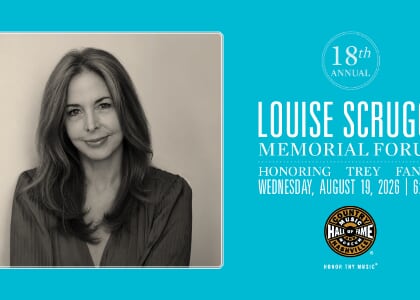 Eighteenth Louise Scruggs Memorial Forum Honoring Trey Fanjoy