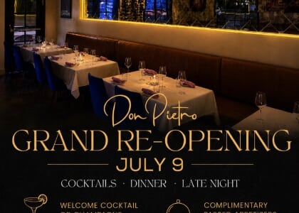 Don Pietro Grand Reopening Celebration