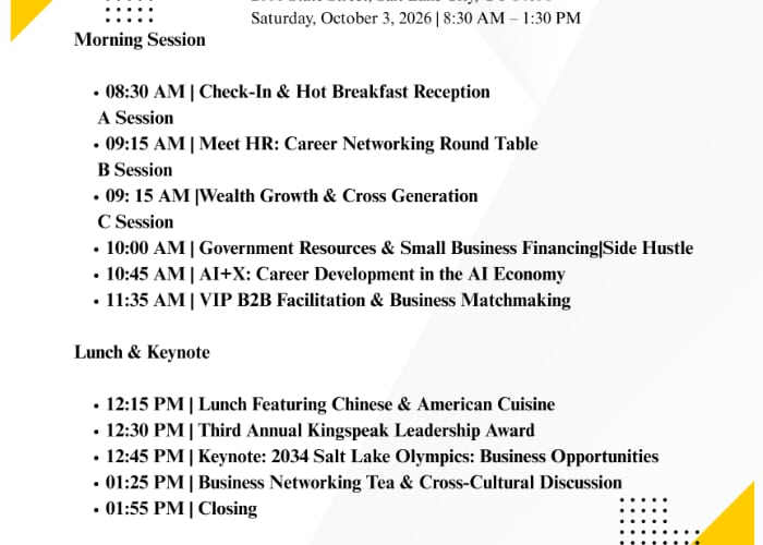 Utah Business & Community Summit 2026