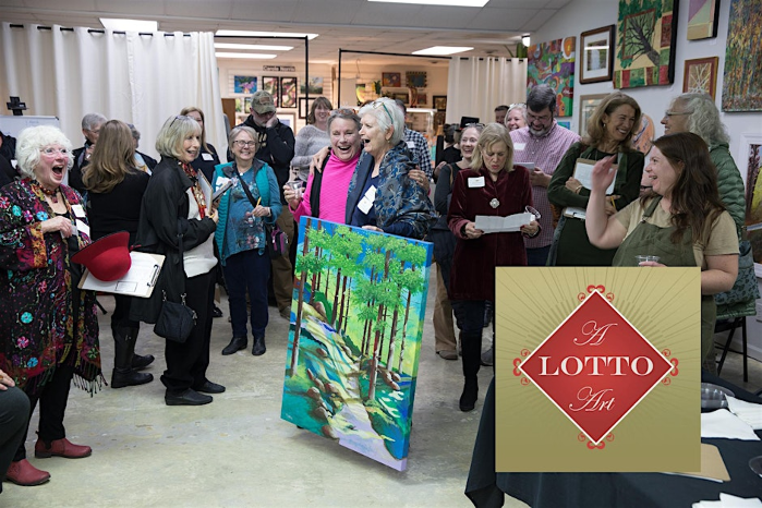 Poster for Art Place Gallery Presents "A LOTTO Art" - Annual Fundraiser Blending Art