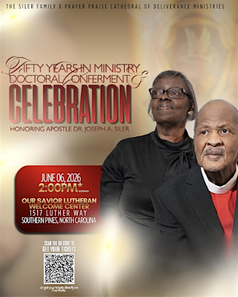 Celebration of 50 Years in Ministry: Apostle Dr. Joseph A. Siler
