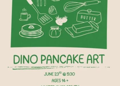 Dinosaur Pancake Art
