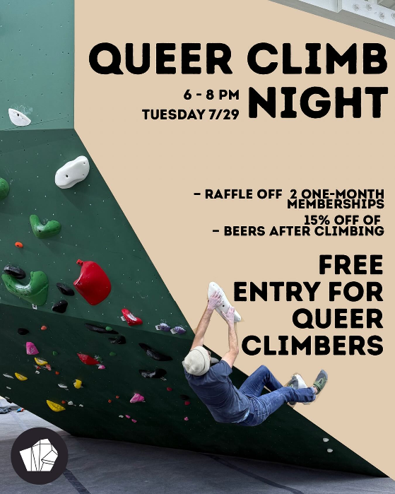 Flyer or photo for Queer Climb Night