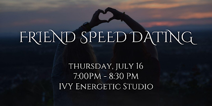 FRIEND Speed Dating