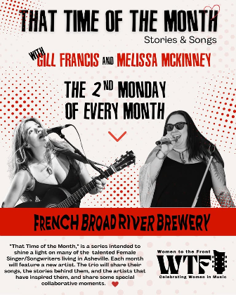 That Time of the Month, Women Artists Showcase hosted by Melissa McKinney and Gill Francis
