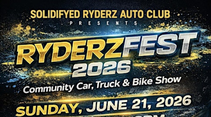 RYDERZFEST 2026 Community Car Truck & Bike Show