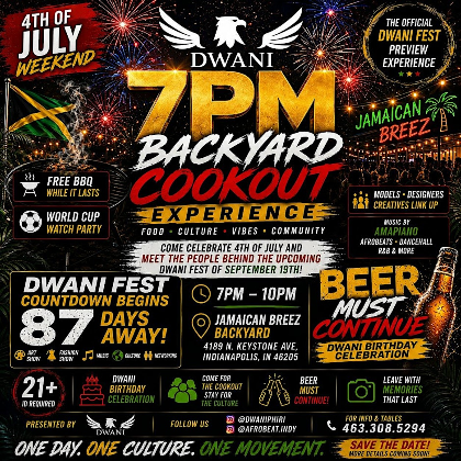 BEER MUST CONTINUE: 4TH OF JULY ( AMAPIANO + AFROBEATS ) BBQ PARTY