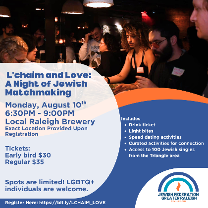 YAD L'Chaim & Love Singles Mixer