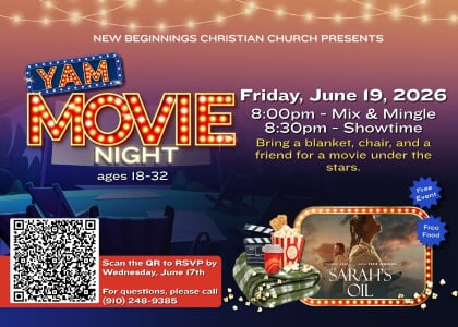 Young Adult Outdoor Movie Night (Ages 18-32)