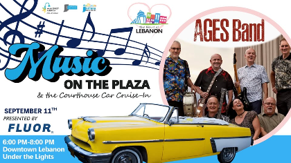 Music on the Plaza & Courthouse Cruise-In feat. AGES Band
