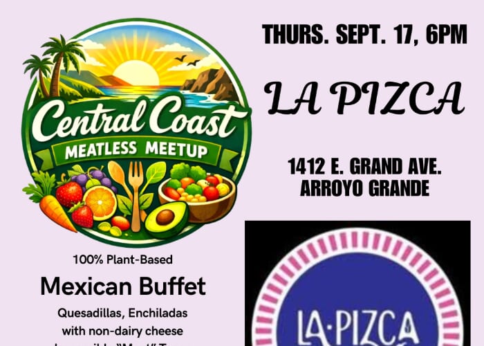 Sept. 17 Meatless Meetup is a Plant-Based Mexican Buffet