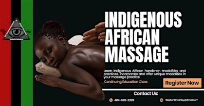Heal, Honor, Celebrate: Massage Party and Indigenous African Massage Demo