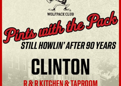NC State Wolfpack Club Pints with the Pack