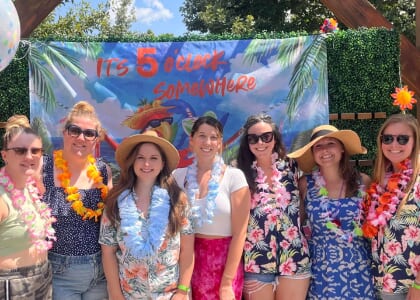 Parrot Heads at Griffin Gate Pool Party